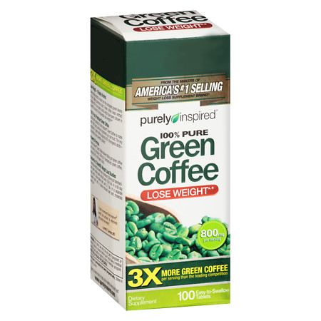 Purely Inspired Green Coffee Bean, Tablets - 100 ea