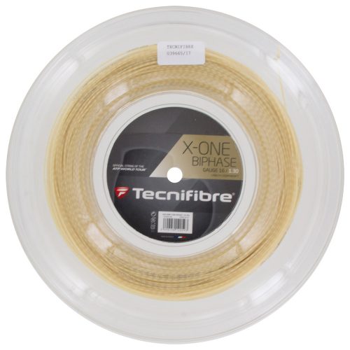 Reel - Tecnifibre X-One Biphase 16 1.30: Tecnifibre Tennis String Reels