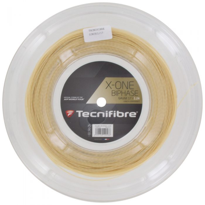 Reel - Tecnifibre X-One Biphase 17 1.24: Tecnifibre Tennis String Reels