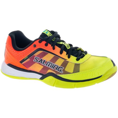 Salming Viper 4 Junior Yellow/Orange: Salming Junior Squash Shoes
