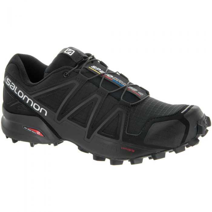Salomon Speedcross 4: Salomon Men's Running Shoes Black