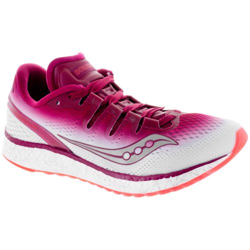 Saucony Freedom ISO: Saucony Women's Running Shoes Berry/White