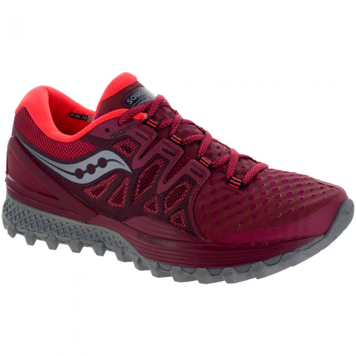 Saucony Xodus ISO 2: Saucony Women's Running Shoes Berry/Coral