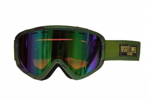 Scott Level Goggle - camo green - green chrome, adjustable