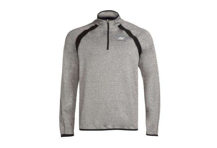 Skechers Windchill 1/4 Zip Sweatshirt - Men's - grey, small