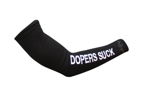 Sock Guy Dopers Suck Arm Warmers - black, l/xl