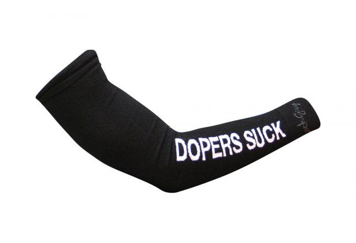 Sock Guy Dopers Suck Arm Warmers - black, s/m