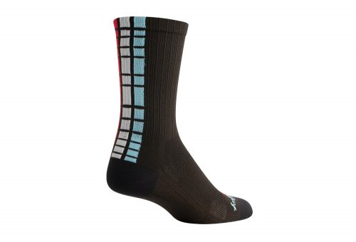 Sock Guy SGX 6" Unity Socks - black/red/white/blue, s/m