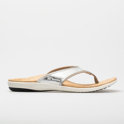 Spenco Yumi Metallic: Spenco Women's Sandals & Slides Silver