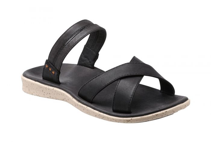 Superfeet Laurel Sandals - Women's - black/white, 6.5