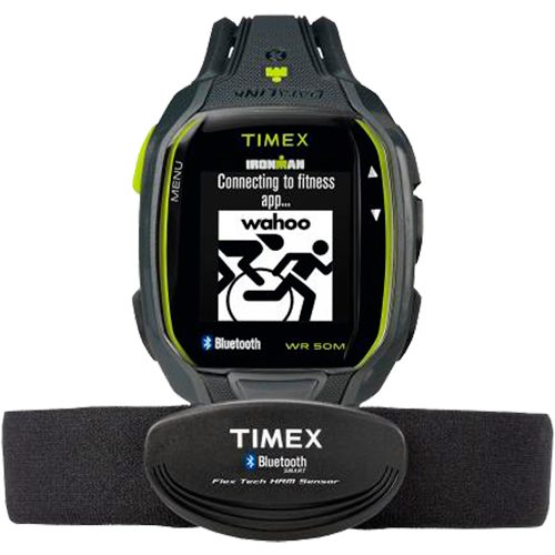 Timex IRONMAN Run x50+ HRM Charcoal/Lime: Timex Heart Rate Monitors