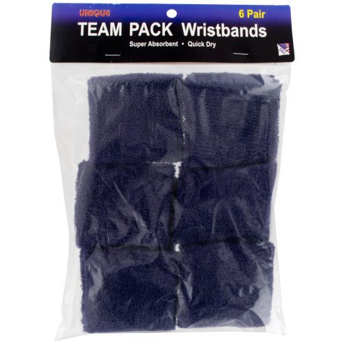Tourna Team Pack Wristbands (6 Pairs): Tourna Sweat Bands