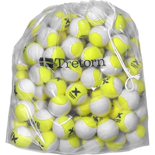 Tretorn Micro-X Pressureless Bag of 72 Yellow and White Tennis Balls: Tretorn Tennis Balls