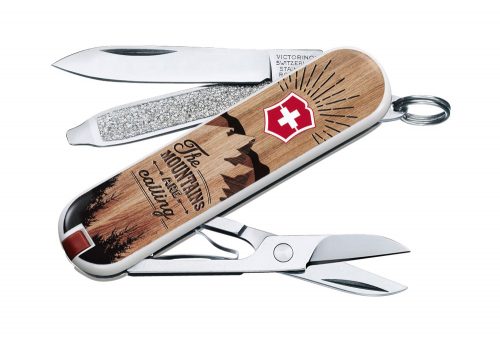 Victorinox Swiss Army Classic SD Pocket Knife - mountains are calling, one size