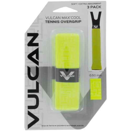 Vulcan Max Cool Overgrip 3 Pack: Vulcan Tennis Overgrips