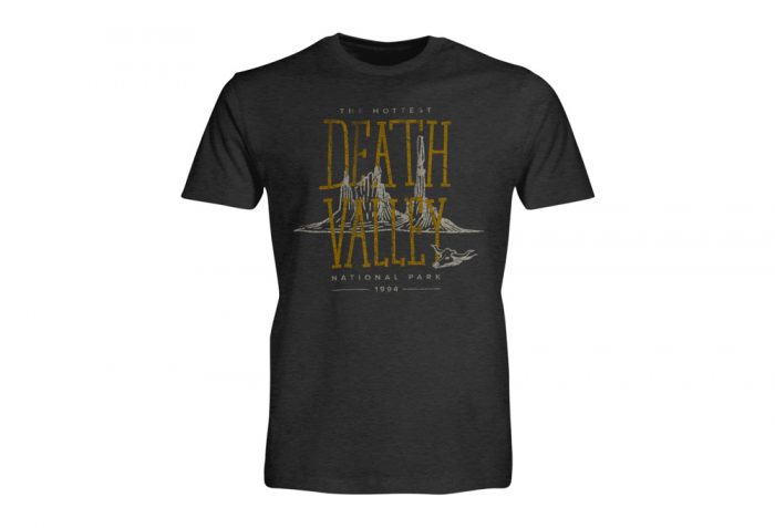 Wilder & Sons Death Valley National Park Short Sleeve T-Shirt - Men's - charcoal heather, small