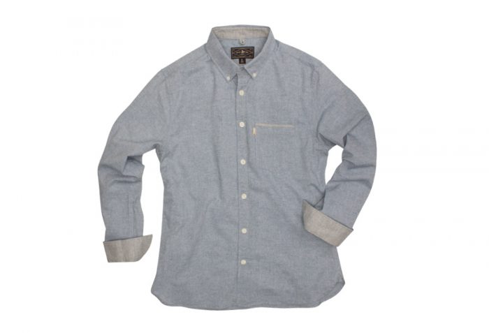 Wilder & Sons Hawthorne Long Sleeve Button Down Shirt - Men's - light blue, medium