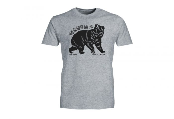 Wilder & Sons Sequoia National Park T-Shirt - Men's - athletic heather, small