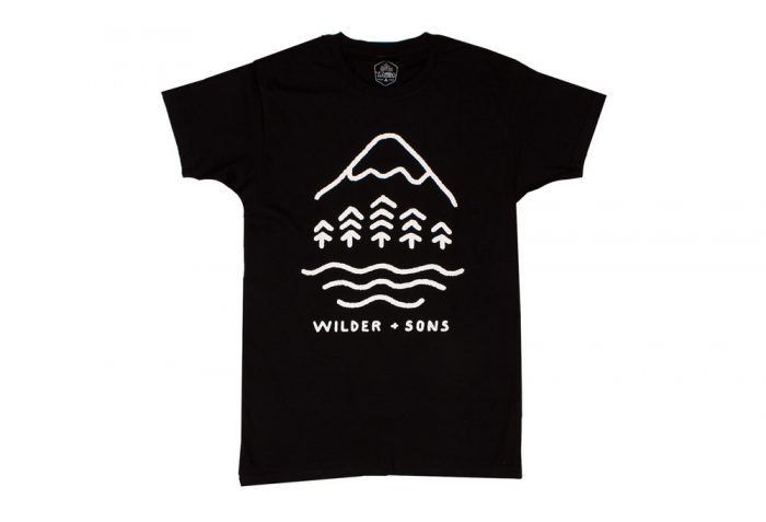 Wilder & Sons Simple Times Tee - Men's - black, small