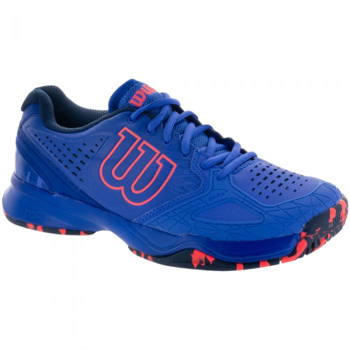 Wilson Kaos Comp: Wilson Women's Tennis Shoes Amparo Blue/Surf The Web/Fiery Coral