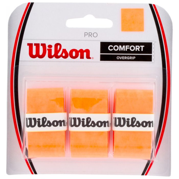Wilson Pro Overgrip Burn (3) Pack: Wilson Tennis Overgrips