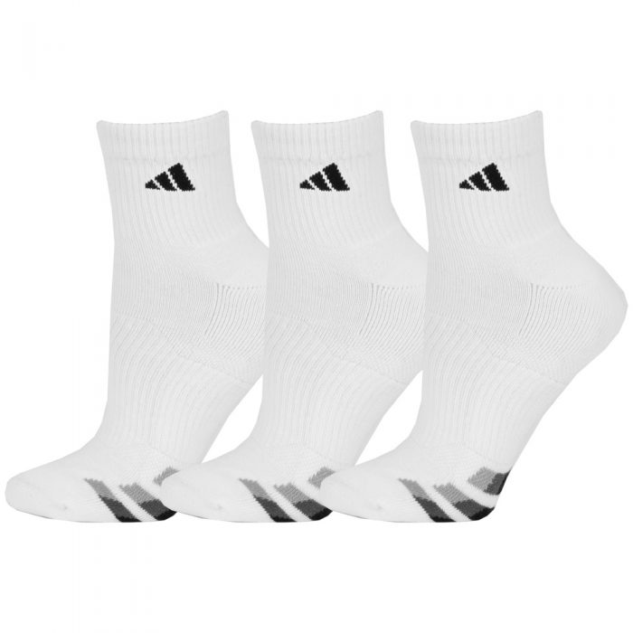 adidas Cushioned Quarter Socks 3 Pack: adidas Men's Socks