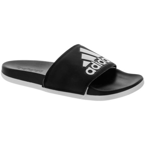 adidas adilette CF+ logo: adidas Women's Sandals & Slides Core Black/White/Core Black
