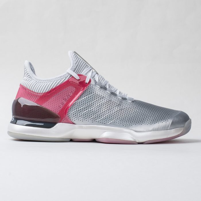 adidas adizero Ubersonic 2 LTD: adidas Men's Tennis Shoes Matte Silver/Real Pink