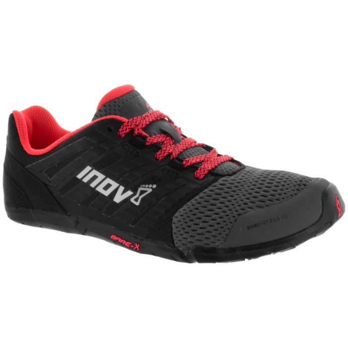 inov-8 Bare-XF 210v2: Inov-8 Women's Training Shoes Grey/Black/Coral