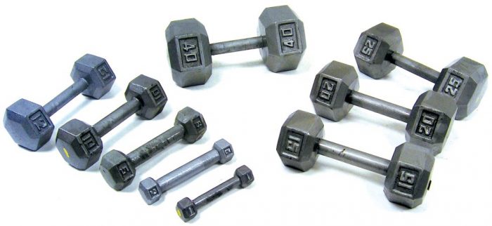 20lbs Cast Iron Hex Dumbbell