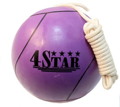 381 New Purple Tether Ball for Play Grounds & Picnics with Rope
