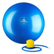 85 cm. Static Strength Exercise Stability Ball Blue
