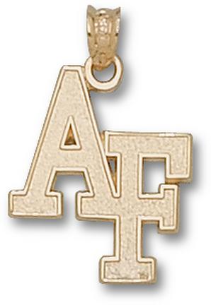 Air Force Academy Falcons "AF" 3/4" Pendant - 10KT Gold Jewelry