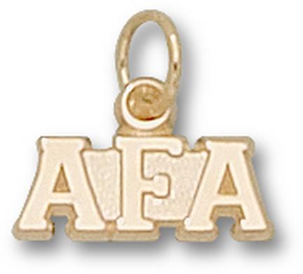 Air Force Academy Falcons "AFA" Charm - 14KT Gold Jewelry