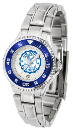 Air Force Academy Falcons Competitor Ladies Watch with Steel Band