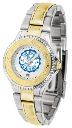 Air Force Academy Falcons Competitor Ladies Watch with Two-Tone Band