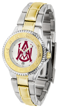 Alabama A & M Bulldogs Competitor Ladies Watch with Two-Tone Band