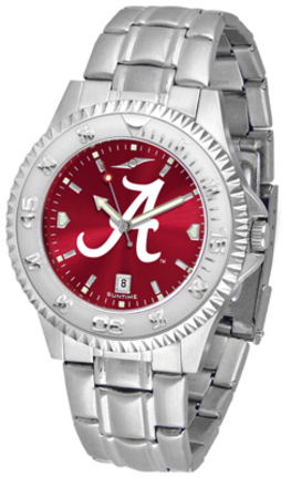 Alabama Crimson Tide Competitor AnoChrome Men's Watch with Steel Band