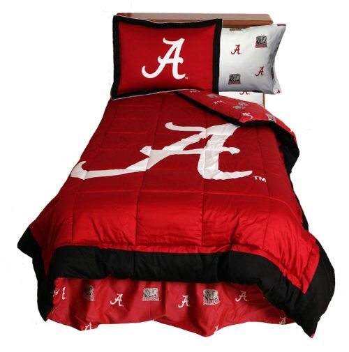 Alabama Crimson Tide Reversible Comforter Set (King)