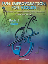 Alfred 00-0773CD Fun Improvisation for ... Violin- Viola- Cello- Piano - Music Book