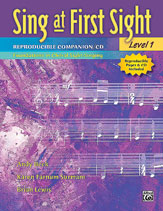 Alfred 00-23833 Sing at First Sight- Level 1 - Music Book