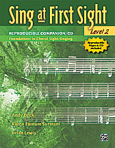 Alfred 00-31264 Sing at First Sight- Level 2 - Music Book