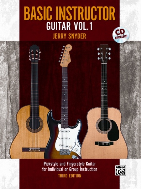 Alfred 00-32073 Basic Instructor Guitar 1- 3rd Edition - Music Book