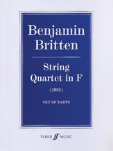Alfred 12-0571519024 String Quartet in F - Music Book