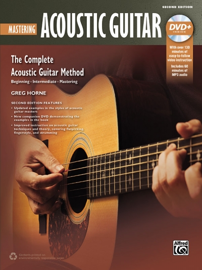 Alfred Music 00-43641 Mastering Acoustic Guitar 2nd Edition DVD & Book