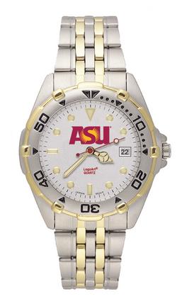 Arizona State Sun Devils NCAA Men's All Star Watch with Stainless Steel Bracelet