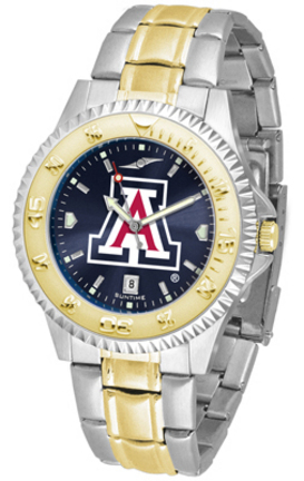 Arizona Wildcats Competitor AnoChrome Two Tone Watch