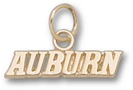 Auburn Tigers "Auburn" Charm - 14KT Gold Jewelry