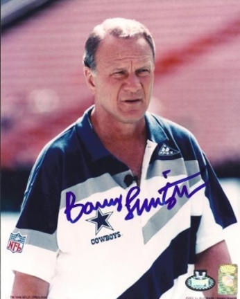 Barry Switzer Autographed Dallas Cowboys 8" x 10" Photograph (Unframed)