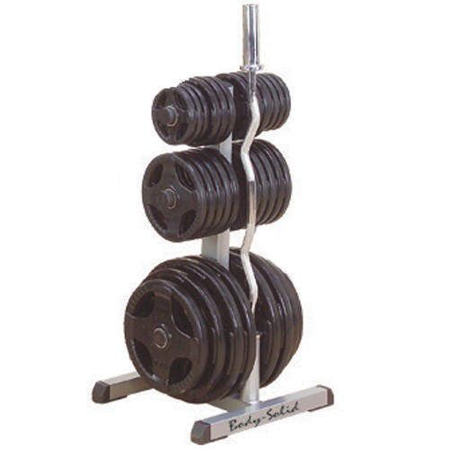 Body Solid GOWT Olympic Plate Tree and Bar Holder